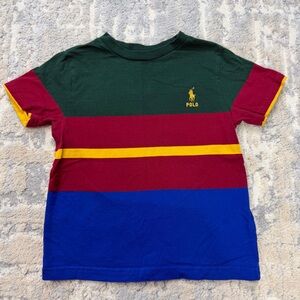 Polo Ralph Lauren Boys Striped Cotton Jersey short sleeve T-shirt size 4T